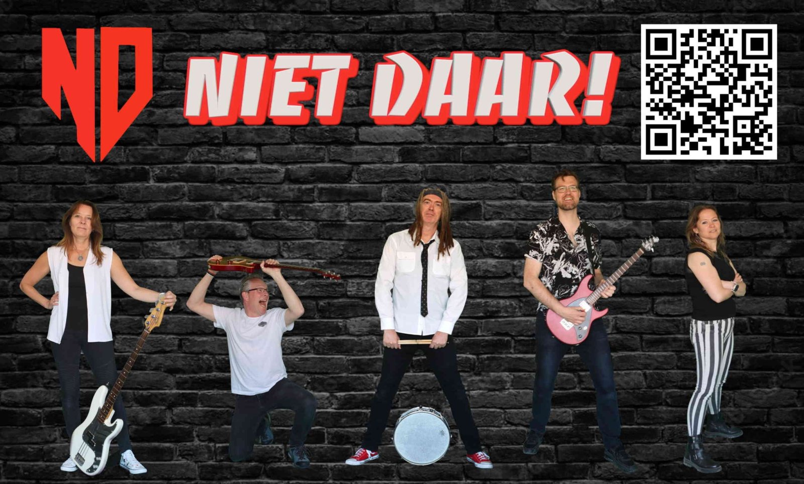 Coverband Niet Daar in De Klomp