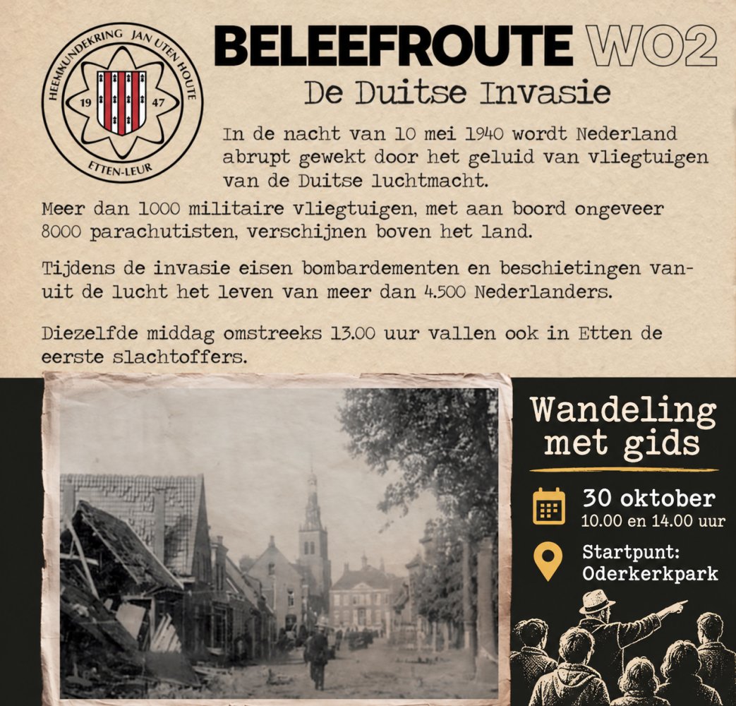 Wandeling met gids: Beleefroute 82-jaar Bevrijding